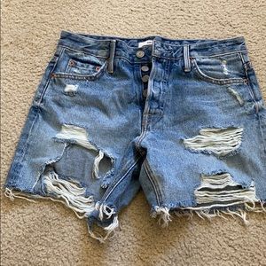 Denim “Jourdan” shorts